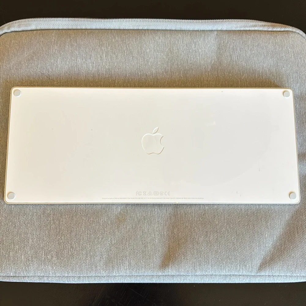 Apple Magic Keyboard for Mac iPad and iPhone Silver (charger not included)